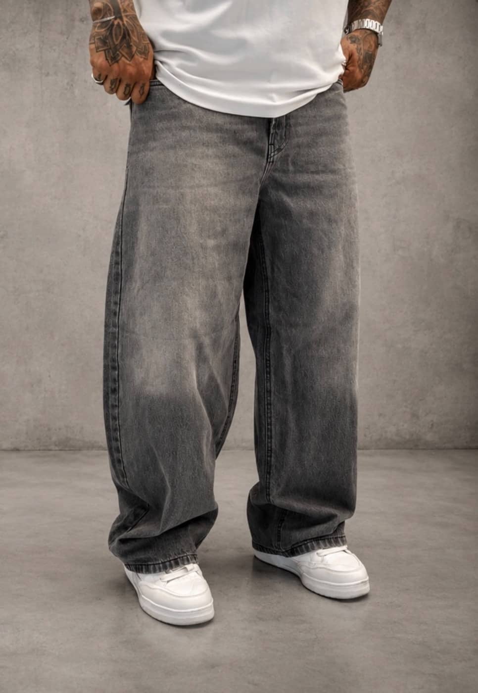 Calça City Denim Oversize