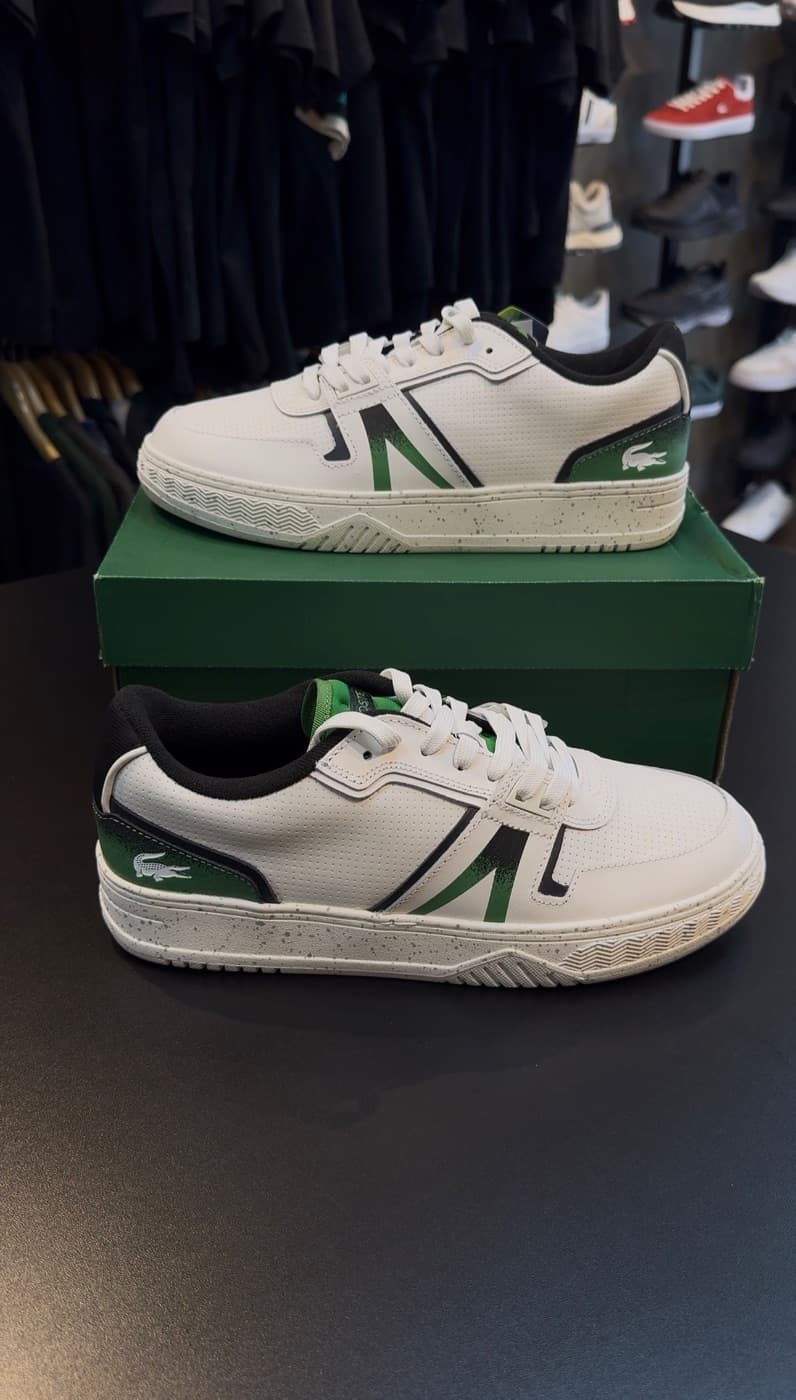 Tênis Lacoste L001 Set Branco e Verde