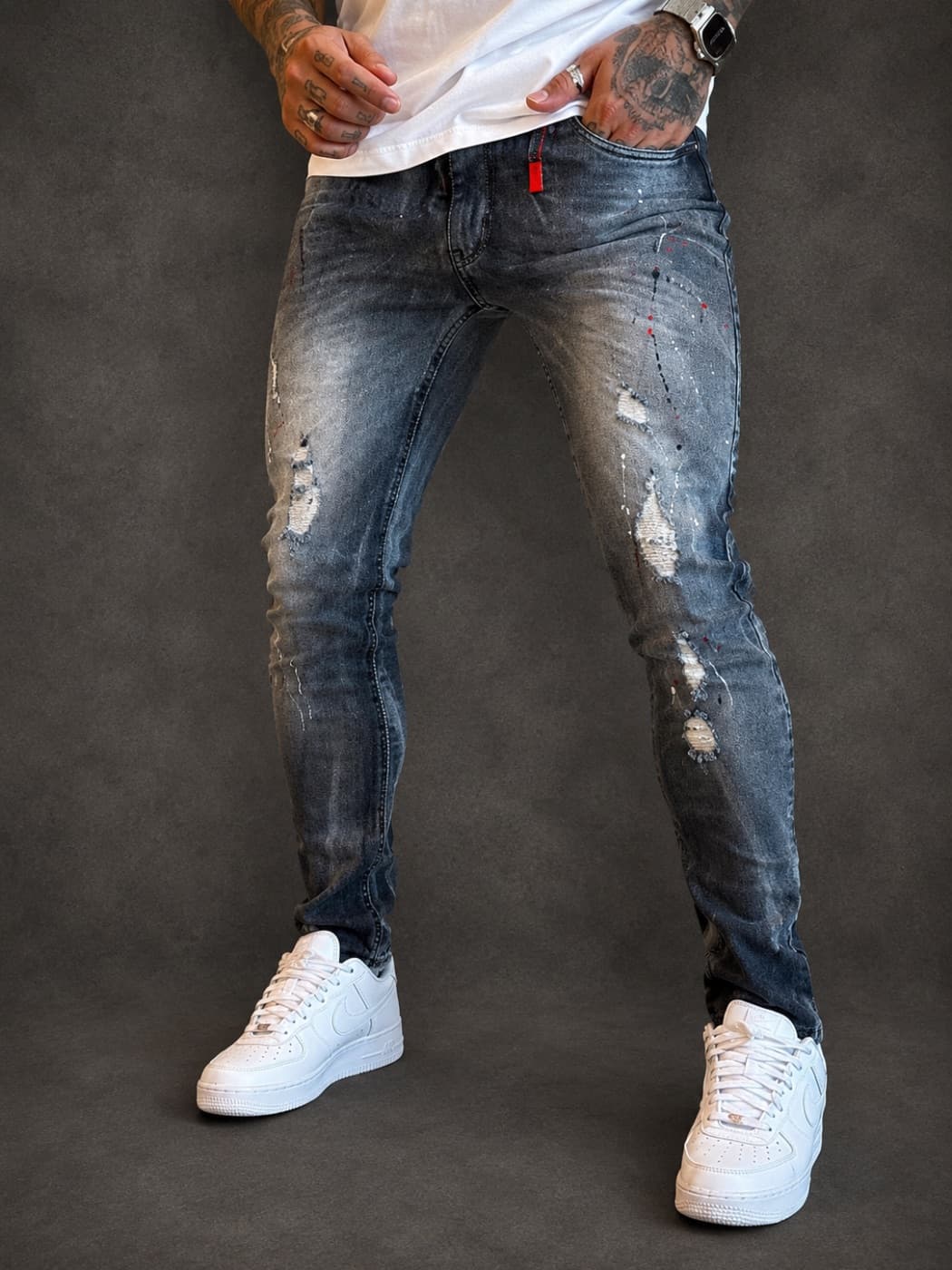 Calça Jeans City Denim Destroyed