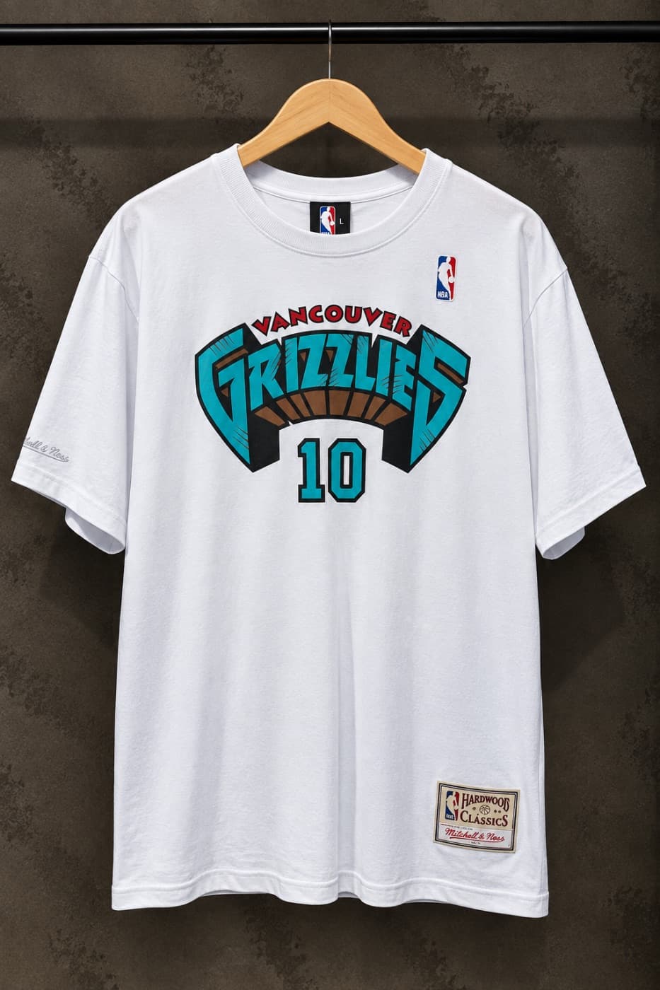 Camiseta Vancouver Grizzlies Hardwood Classics