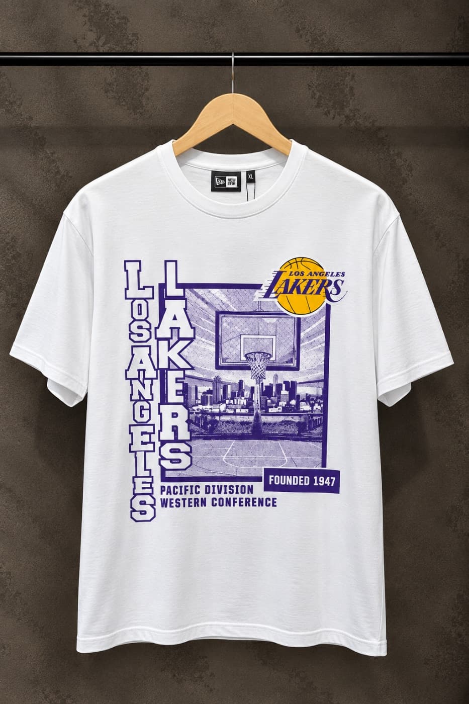 Camiseta New Era Los Angeles Lakers