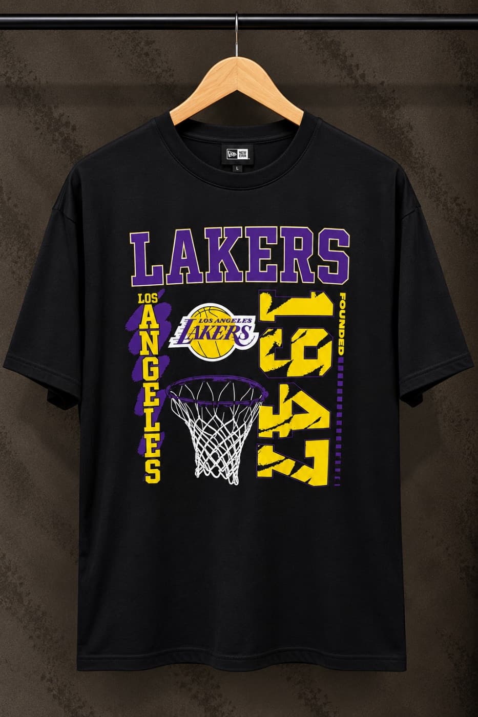 Camiseta New Era Los Angeles Lakers 1947